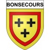 Bonsecours Sticker wappen, gelsenkirchen, augsburg, klebender aufkleber