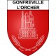 Gonfreville-l'Orcher 76 ville Stickers blason autocollant adhésif