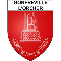 Stickers coat of arms Gonfreville-l'Orcher adhesive sticker