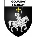 Stickers coat of arms Gournay-en-Bray adhesive sticker