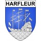 Harfleur Sticker wappen, gelsenkirchen, augsburg, klebender aufkleber