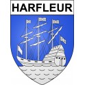 Harfleur 76 ville Stickers blason autocollant adhésif