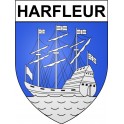 Stickers coat of arms Harfleur adhesive sticker