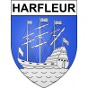 Stickers coat of arms Harfleur adhesive sticker