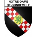 Notre-Dame-de-Bondeville Sticker wappen, gelsenkirchen, augsburg, klebender aufkleber