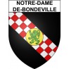 Stickers coat of arms Notre-Dame-de-Bondeville adhesive sticker