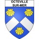 Stickers coat of arms Octeville-sur-Mer adhesive sticker