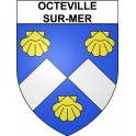 Octeville-sur-Mer Sticker wappen, gelsenkirchen, augsburg, klebender aufkleber