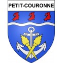 Stickers coat of arms Petit-Couronne adhesive sticker