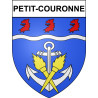 Adesivi stemma Petit-Couronne adesivo