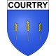 Courtry 77 ville Stickers blason autocollant adhésif