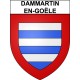 Pegatinas escudo de armas de Dammartin-en-Goële adhesivo de la etiqueta engomada