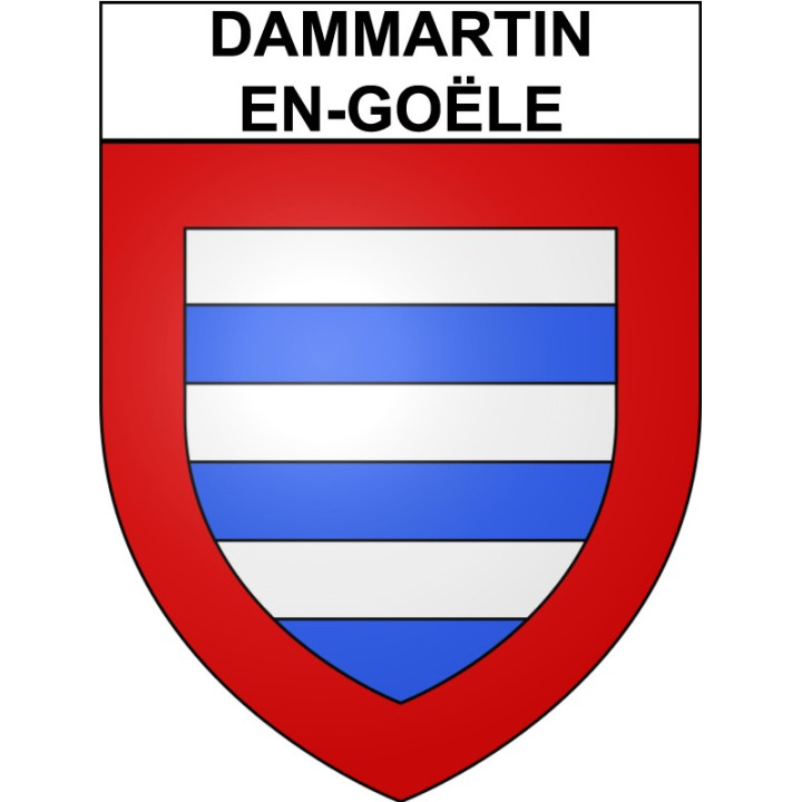 Stickers coat of arms Dammartin-en-Goële adhesive sticker