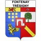 Stickers coat of arms Fontenay-Trésigny adhesive sticker