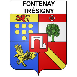 Fontenay-Trésigny 77 ville Stickers blason autocollant adhésif
