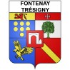 Fontenay-Trésigny 77 ville Stickers blason autocollant adhésif