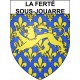 Pegatinas escudo de armas de La Ferté-sous-Jouarre adhesivo de la etiqueta engomada