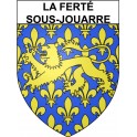 La Ferté-sous-Jouarre Sticker wappen, gelsenkirchen, augsburg, klebender aufkleber