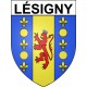 Stickers coat of arms Lésigny adhesive sticker