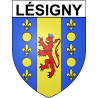 Stickers coat of arms Lésigny adhesive sticker