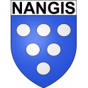 Nangis Sticker wappen, gelsenkirchen, augsburg, klebender aufkleber