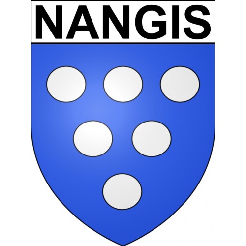 Stickers coat of arms Nangis adhesive sticker