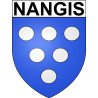 Nangis Sticker wappen, gelsenkirchen, augsburg, klebender aufkleber