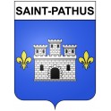 Stickers coat of arms Saint-Pathus adhesive sticker