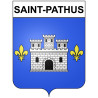 Pegatinas escudo de armas de Saint-Pathus adhesivo de la etiqueta engomada