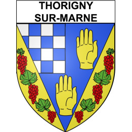 Coulommiers 77 ville Stickers blason autocollant adhésif