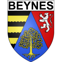 Beynes Sticker wappen, gelsenkirchen, augsburg, klebender aufkleber