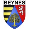 Stickers coat of arms Beynes adhesive sticker