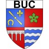 Buc Sticker wappen, gelsenkirchen, augsburg, klebender aufkleber