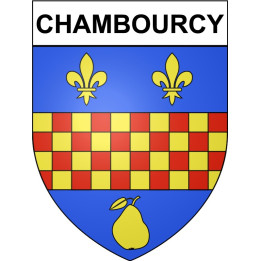 Stickers coat of arms Chambourcy adhesive sticker