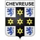 Chevreuse 78 ville Stickers blason autocollant adhésif