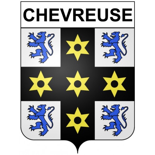 Stickers coat of arms Chevreuse adhesive sticker