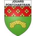 Jouars-Pontchartrain 78 ville Stickers blason autocollant adhésif