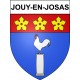 Pegatinas escudo de armas de Jouy-en-Josas adhesivo de la etiqueta engomada