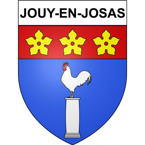 Jouy-en-Josas Sticker wappen, gelsenkirchen, augsburg, klebender aufkleber