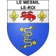 Le Mesnil-le-Roi Sticker wappen, gelsenkirchen, augsburg, klebender aufkleber