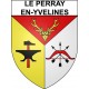 Le Perray-en-Yvelines Sticker wappen, gelsenkirchen, augsburg, klebender aufkleber
