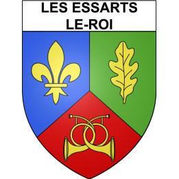 Les Essarts-le-Roi 78 ville Stickers blason autocollant adhésif