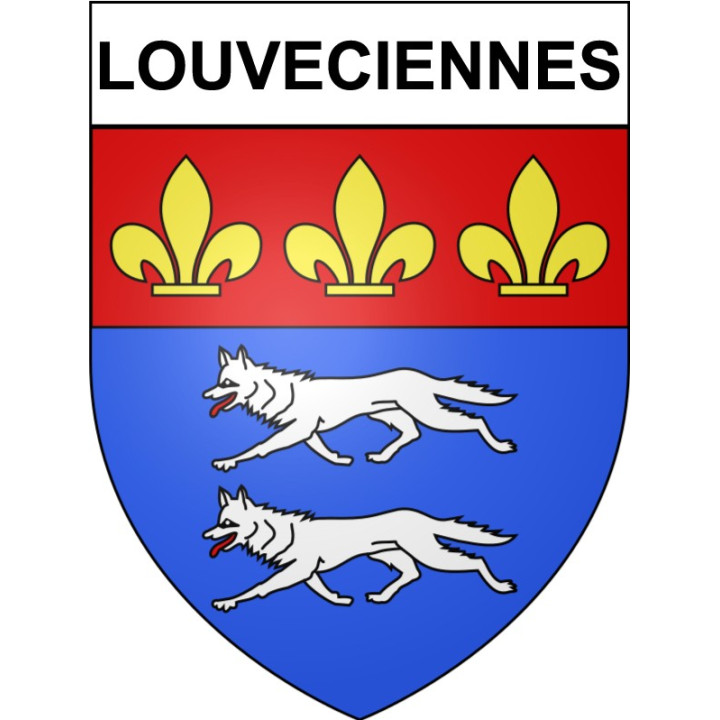 Stickers coat of arms Louveciennes adhesive sticker