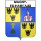 Stickers coat of arms Magny-les-Hameaux adhesive sticker