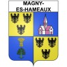 Adesivi stemma Magny-les-Hameaux adesivo