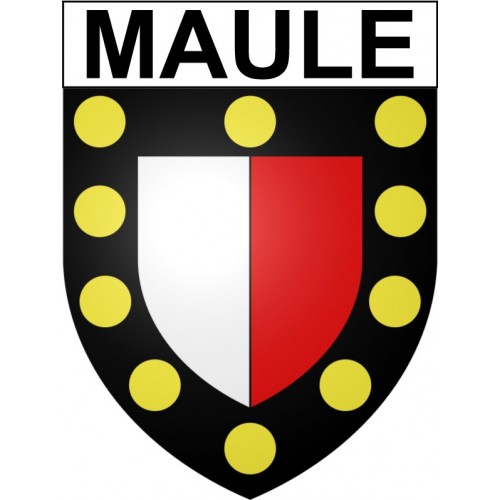 Maule 78 ville Stickers blason autocollant adhésif