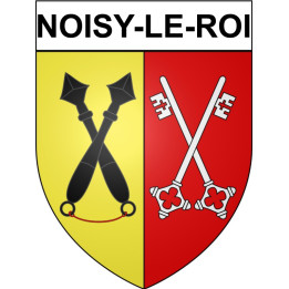Pegatinas escudo de armas de Noisy-le-Roi adhesivo de la etiqueta engomada