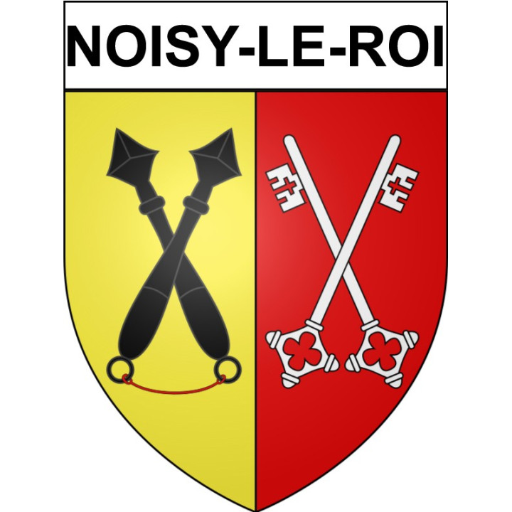 Noisy-le-Roi Sticker wappen, gelsenkirchen, augsburg, klebender aufkleber