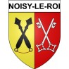 Pegatinas escudo de armas de Noisy-le-Roi adhesivo de la etiqueta engomada