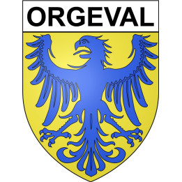 Orgeval Sticker wappen, gelsenkirchen, augsburg, klebender aufkleber